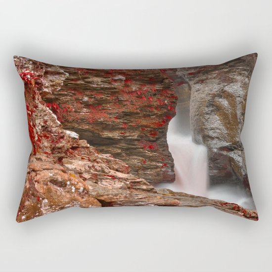 Blood Lust Falls Rectangular Pillow