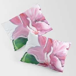 Pink Carnation Painting Pillow Sham