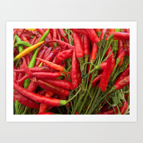 Red Peppers Art Print