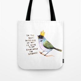 trash bird self affirmations Tote Bag
