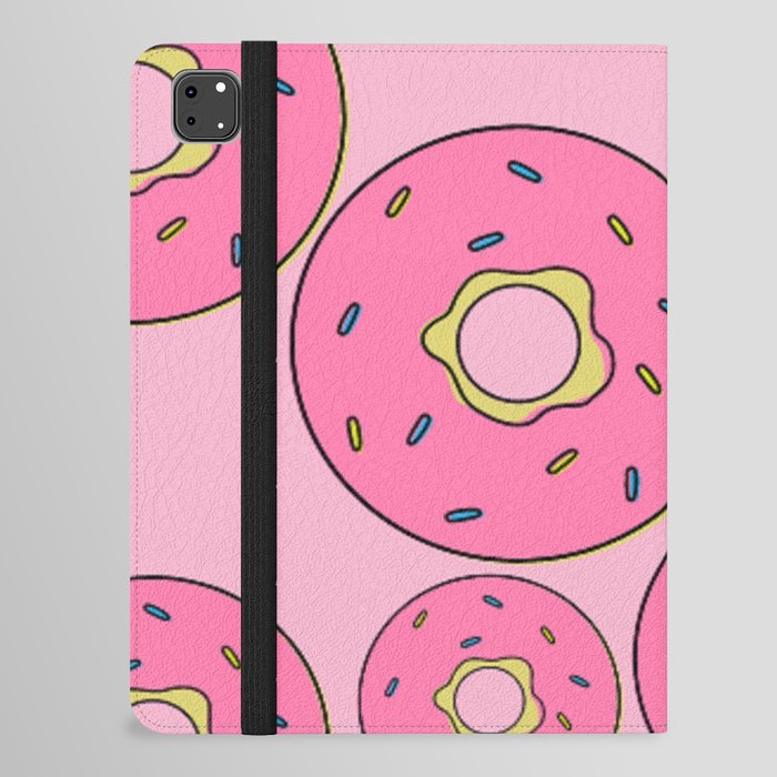 Pink Donut iPad Folio Case