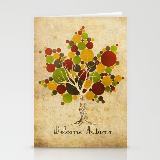 Leafy Stationery Cards