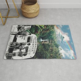 The Visitors // UFOs in Paradise Rug