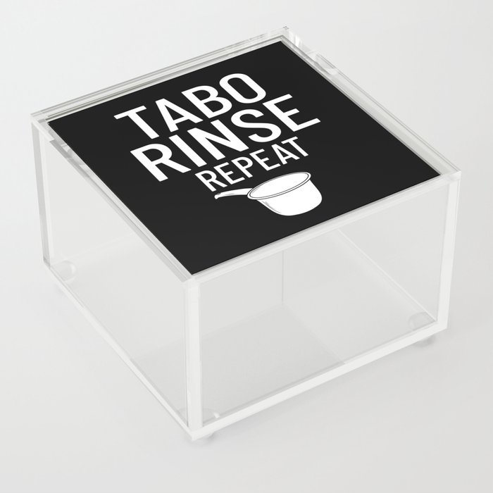 Tabo Filipino Philippines Hygiene Acrylic Box