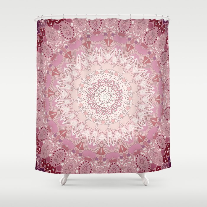 AZIZA RED  Shower Curtain