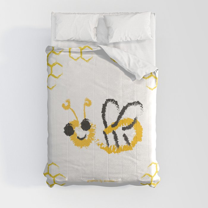 Happy bee Comforter