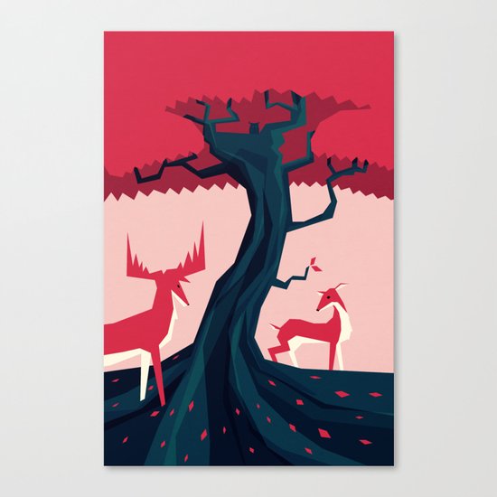 Where they met Canvas Print