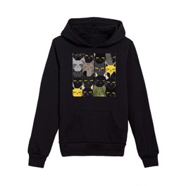 Cats Pattern Kids Pullover Hoodie