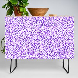 Pretty Purple Sprinkles Pattern Credenza
