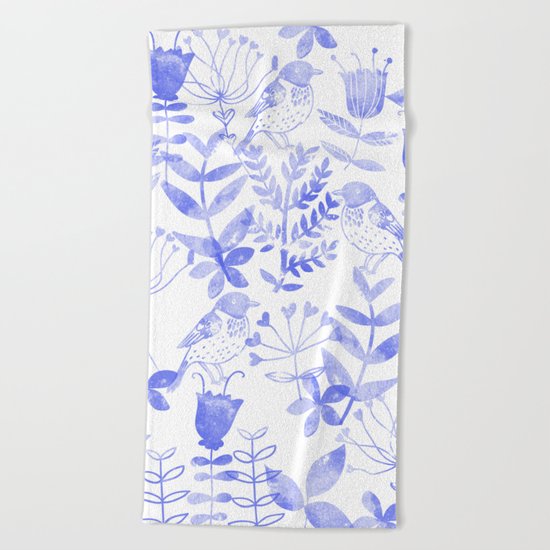 Abstract Botanical Garden III Beach Towel