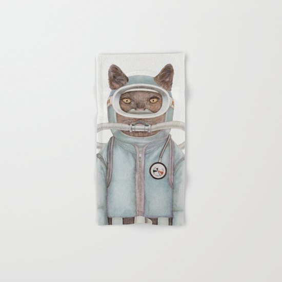 Scuba Cat Hand & Bath Towel
