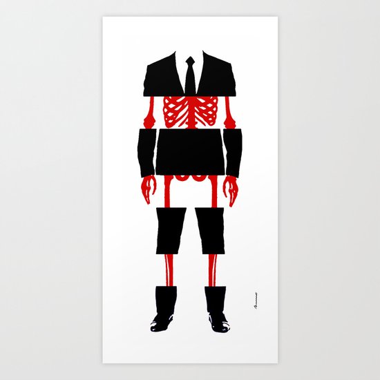 Scan Art Print