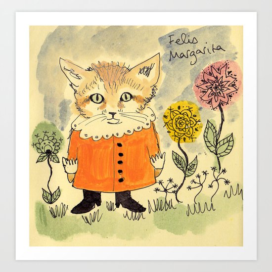 Felis Margarita Art Print