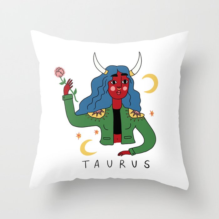 Taurus Throw Pillow