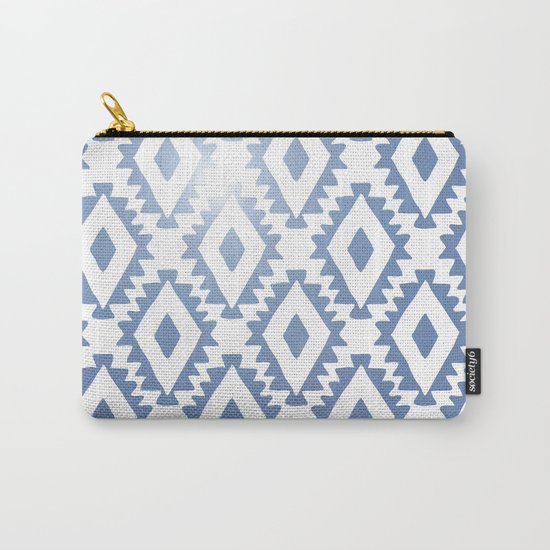 Aztec geometrics - chambray Carry-All Pouch