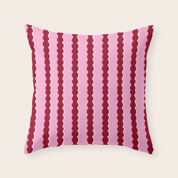 Raspberry Decorative Throw Pillows Square Rectangle Society6