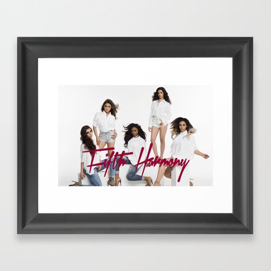 Fifth Harmony laptop skin Framed Art Print