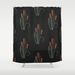 Reed On the Lake Shower Curtain