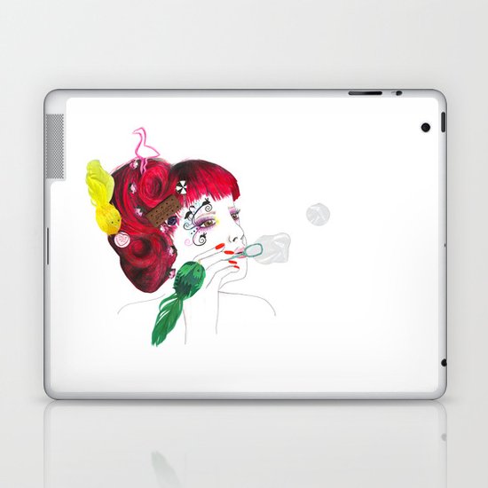 Bubble girl Laptop & iPad Skin
