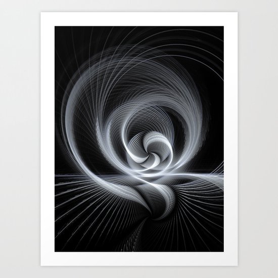 light is in the dark Art Print