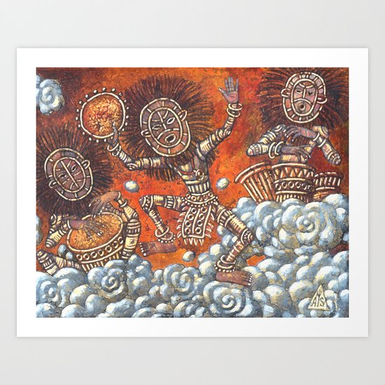 Skydancing Art Print