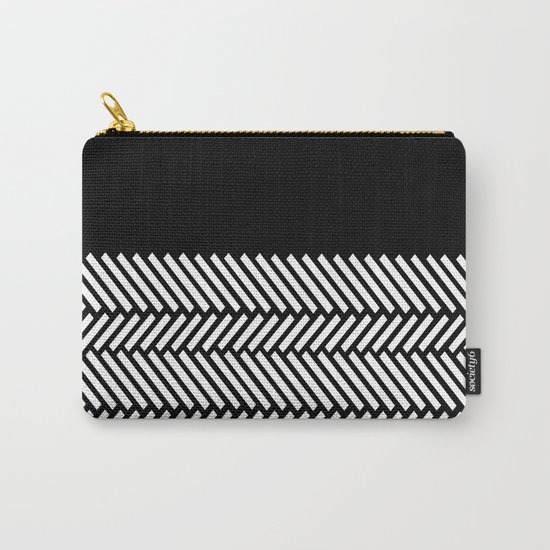 Herringbone Boarder Carry-All Pouch
