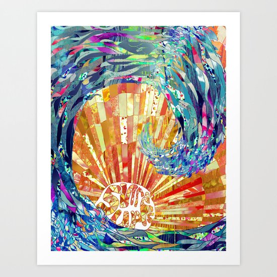 Surfs Up Art Print