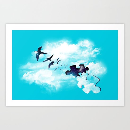 Sky is Fallin' Art Print