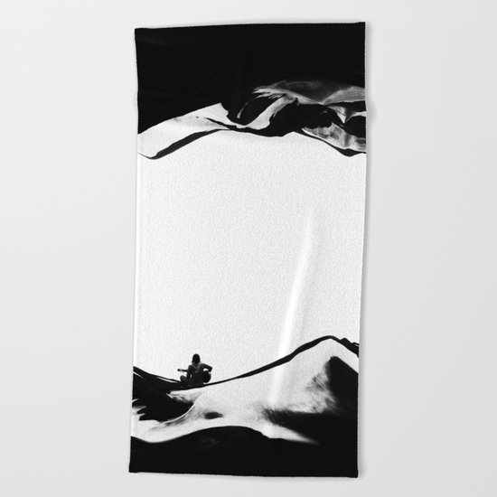 Song of isolation Beach Towel