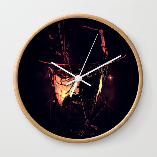 Mr. White Wall Clock