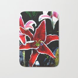 Tiger Lily jGibney The MUSEUM Society6 Gifts Bath Mat