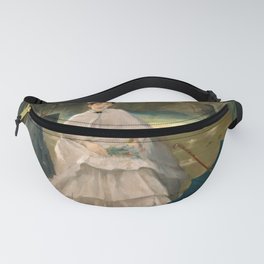 Nanny and Child by Eva Gonzales Fanny Pack