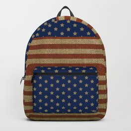 vintage USA flag Backpack