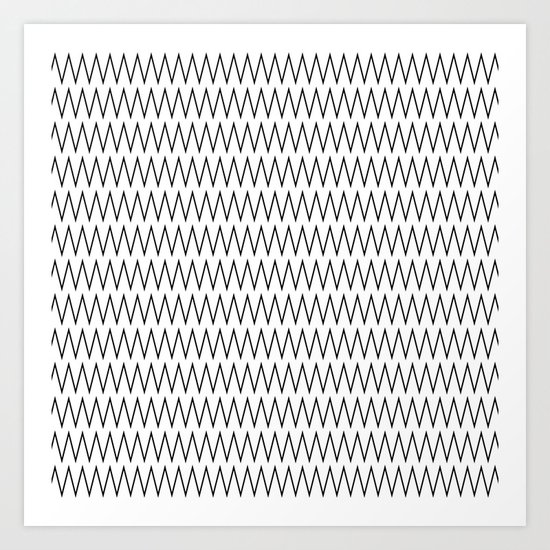 Minimalist Chevron Art Print