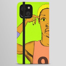 The Worm Basketball Player 91 iPhone Wallet Case
