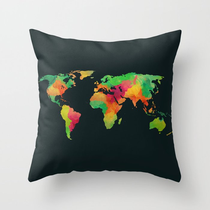 We are colorful Throw Pillow