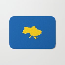 Shape of Country : Ukraine. Bath Mat
