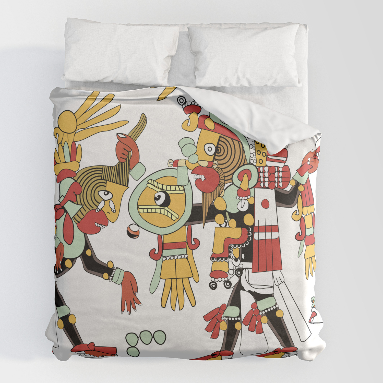Mayan Aztec Inca Mexican Culture Duvet, Mexican Style Duvet Covers