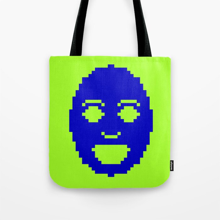 Pixel Face Tote Bag