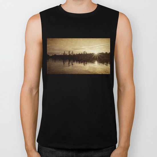 golden Biker Tank