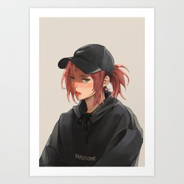 sakura haruno Art Print