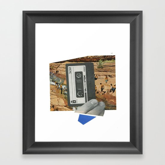 summer mix Framed Art Print