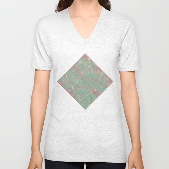 LINK abstract I Unisex V-Neck