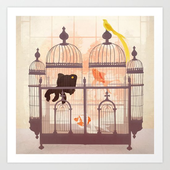 Cages Art Print