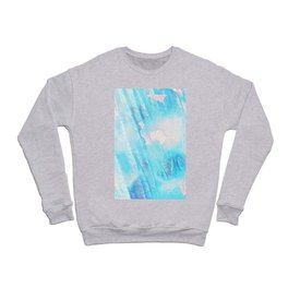 Bright Morning Liquid Watercolor Abstract Crewneck Sweatshirt