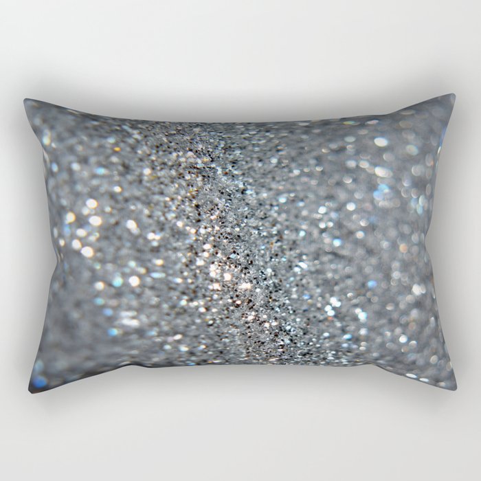 Silver Dust Rectangular Pillow