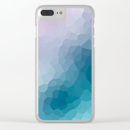 Abstract pattern " Amethyst ". Clear iPhone Case