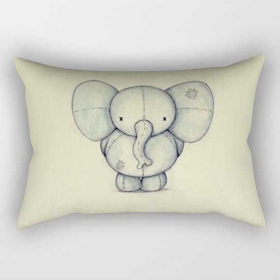 Cute Elephant Rectangular Pillow