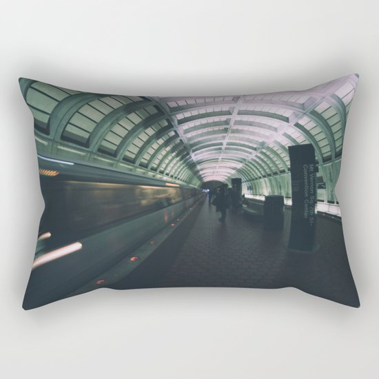 Morning Commute Rectangular Pillow