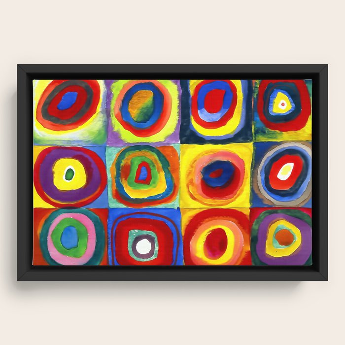 Kandinsky, Farbstudie Quadrate und konzentrische Ringe, Color Study